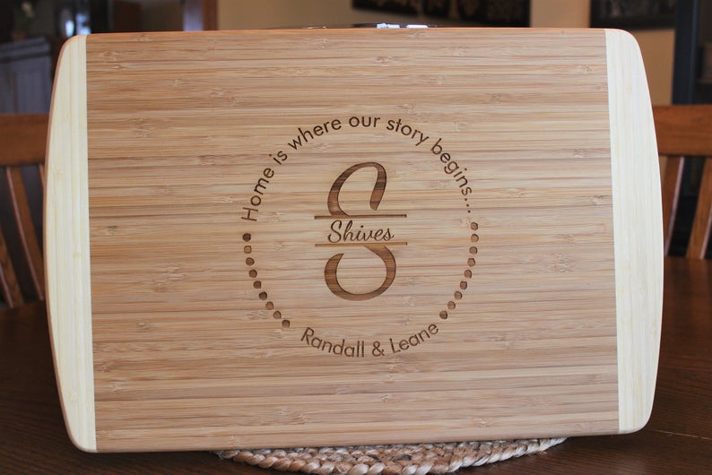 Personalized Home is Where your Story Begins Cutting Board