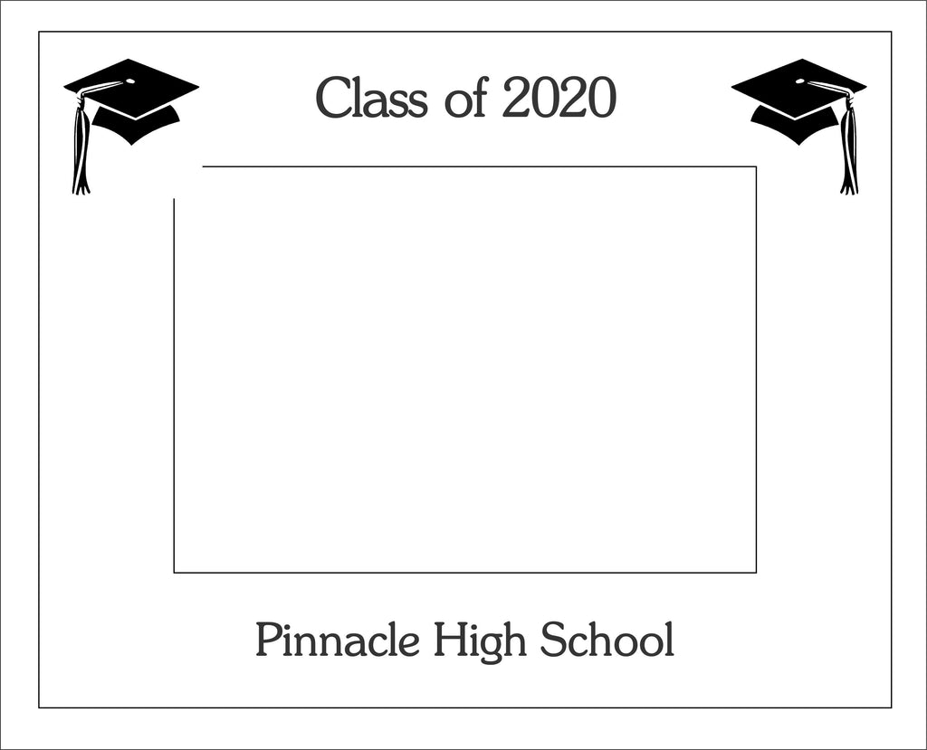Graduation Picture frame with custom text