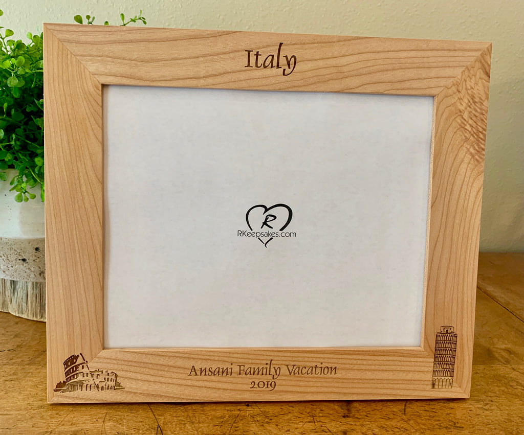 Personalized Italy Picture Frame 2