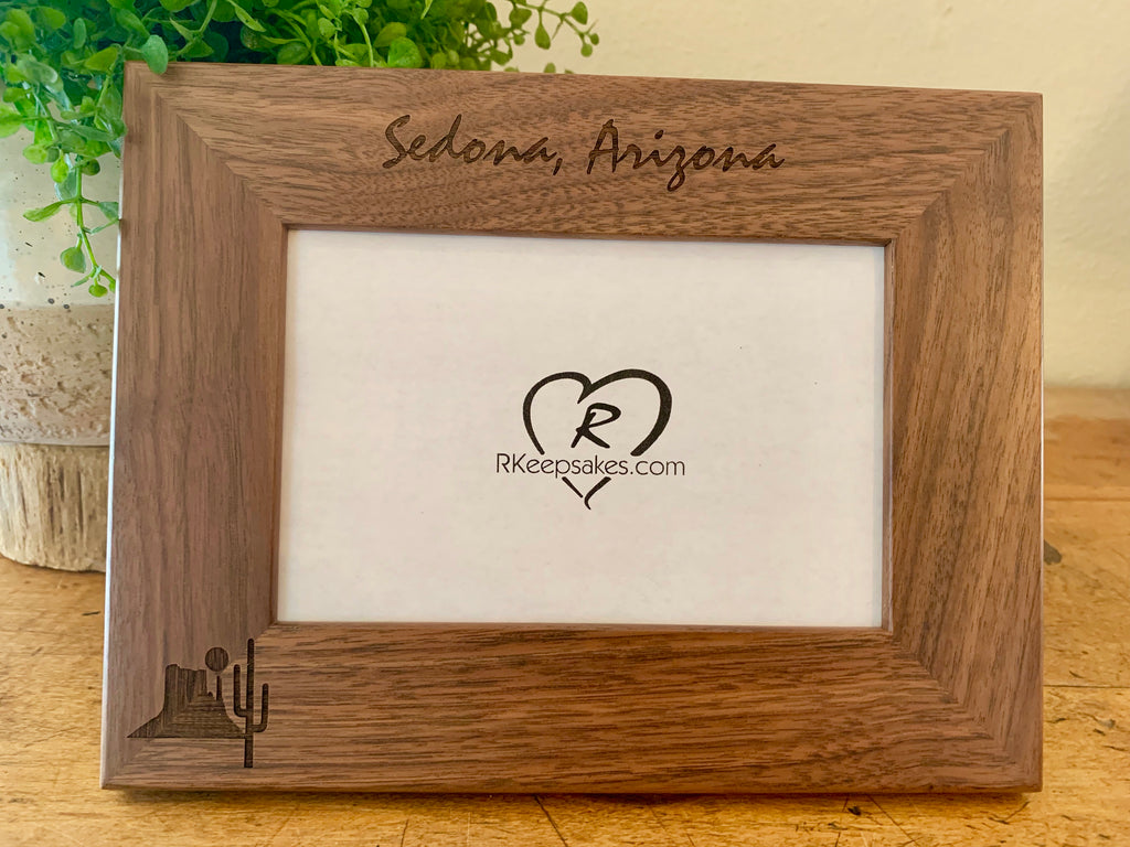 Desert Picture Frame with Custom Text