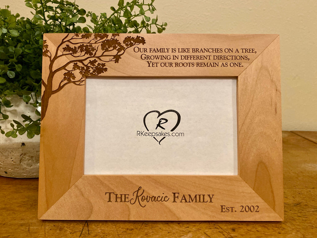 Personalized Family Tree Picture Frame